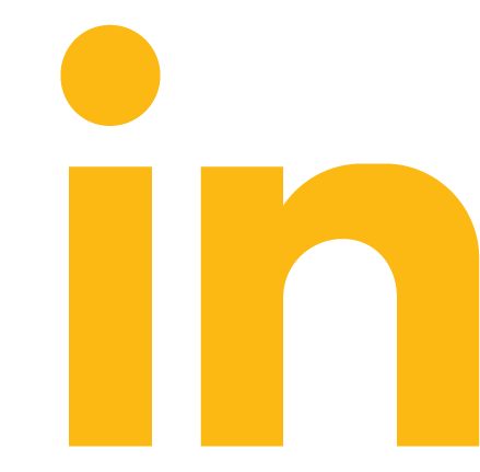 yellow linkedin logo.